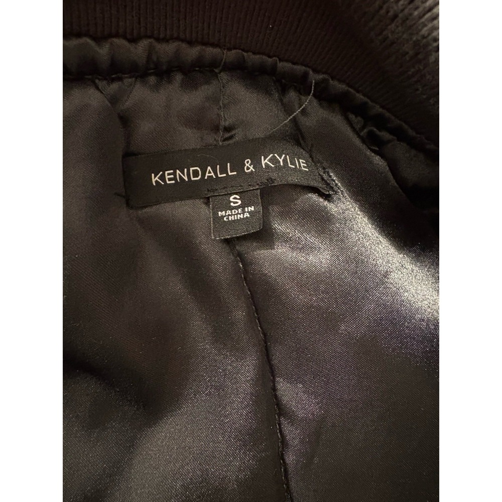 Kendall‎ + Kylie Women's Small Bomber Jacket Lightweight Fashion Coat - Picture 6 of 10